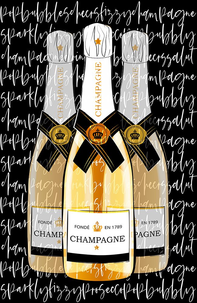 Black Champagne art print by Aesthete for $57.95 CAD
