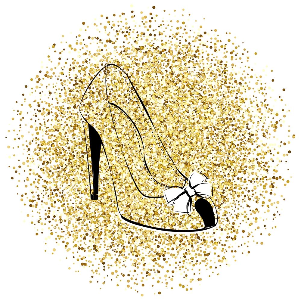 Glitter Shoe art print by Aesthete for $57.95 CAD