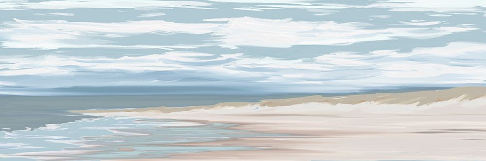 Beach Waves And Breeze art print by Adebowale for $57.95 CAD