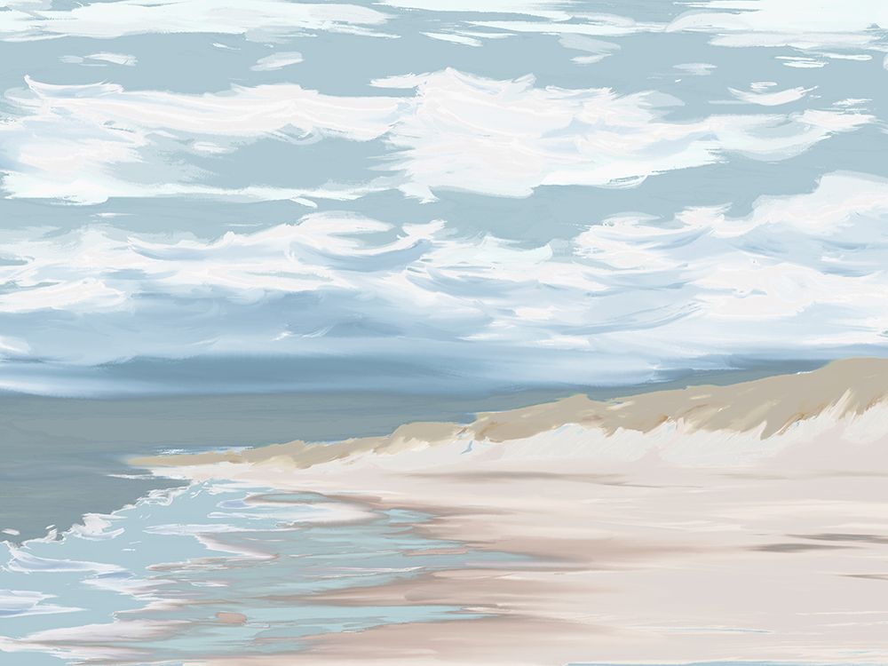 Sand On The Beach art print by Adebowale for $57.95 CAD