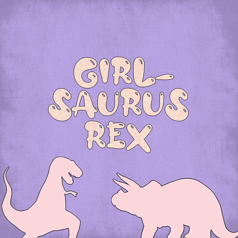Girlsaurus Rex art print by Adebowale for $57.95 CAD