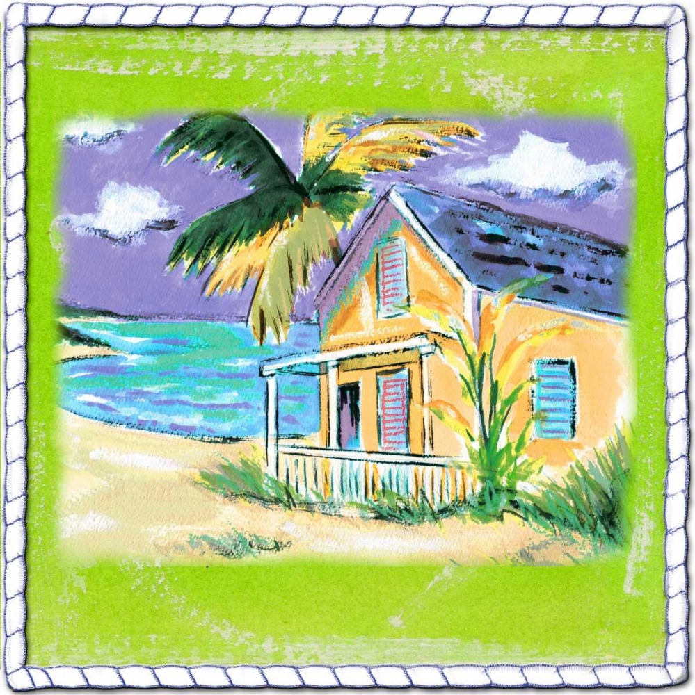 Beach-Front Cottage art print by Anne Ormsby for $57.95 CAD