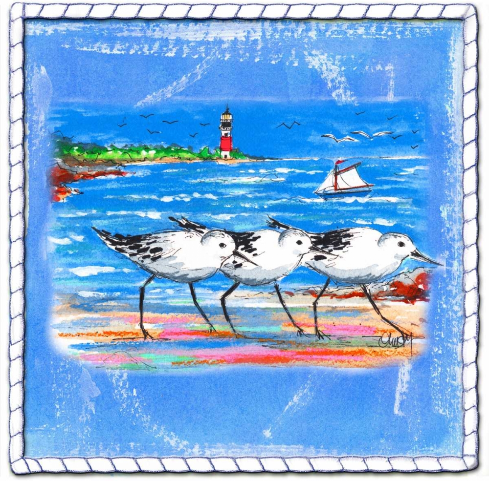 Beach-Front-Shore Birds art print by Anne Ormsby for $57.95 CAD