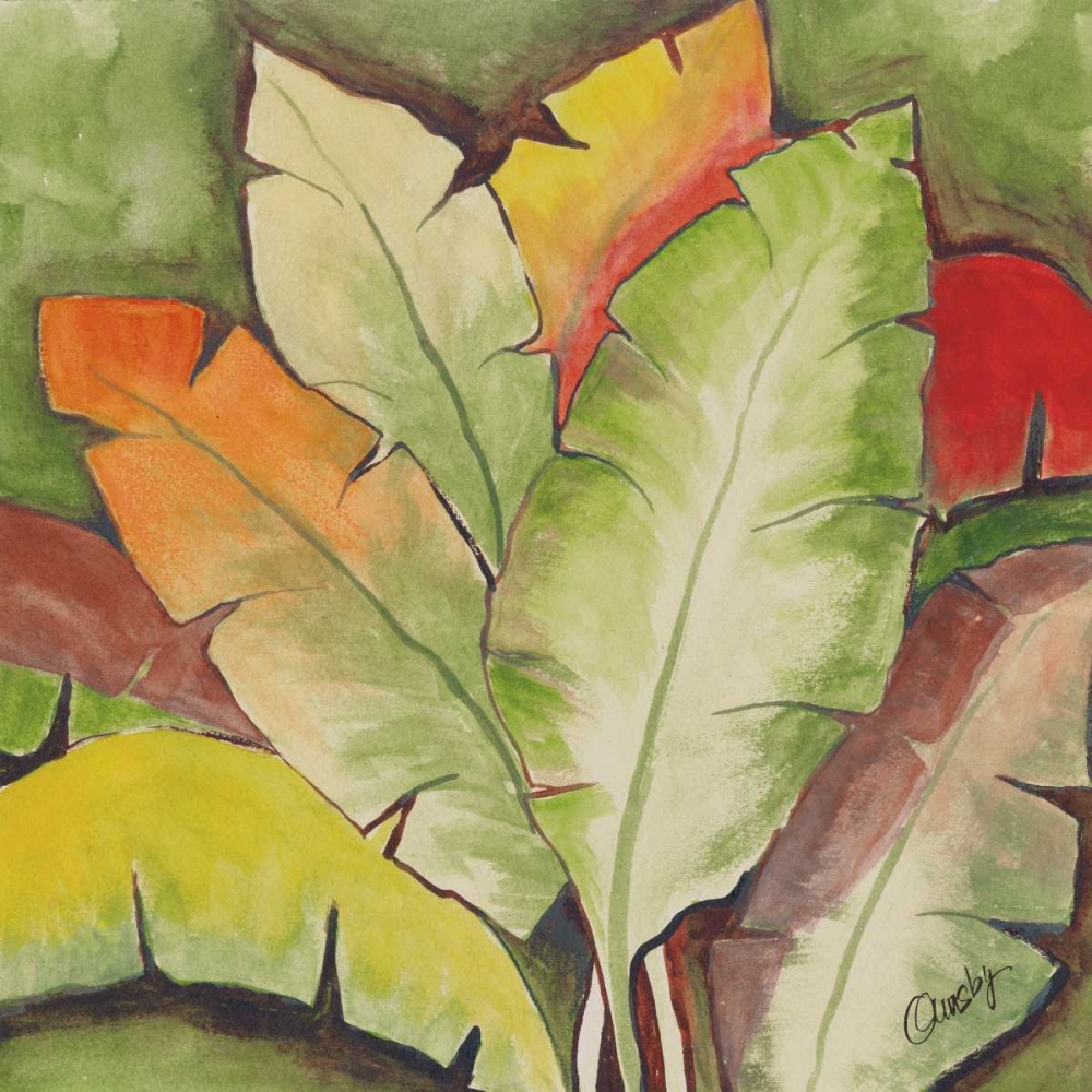 Banana Tree Leaves art print by Anne Ormsby for $57.95 CAD