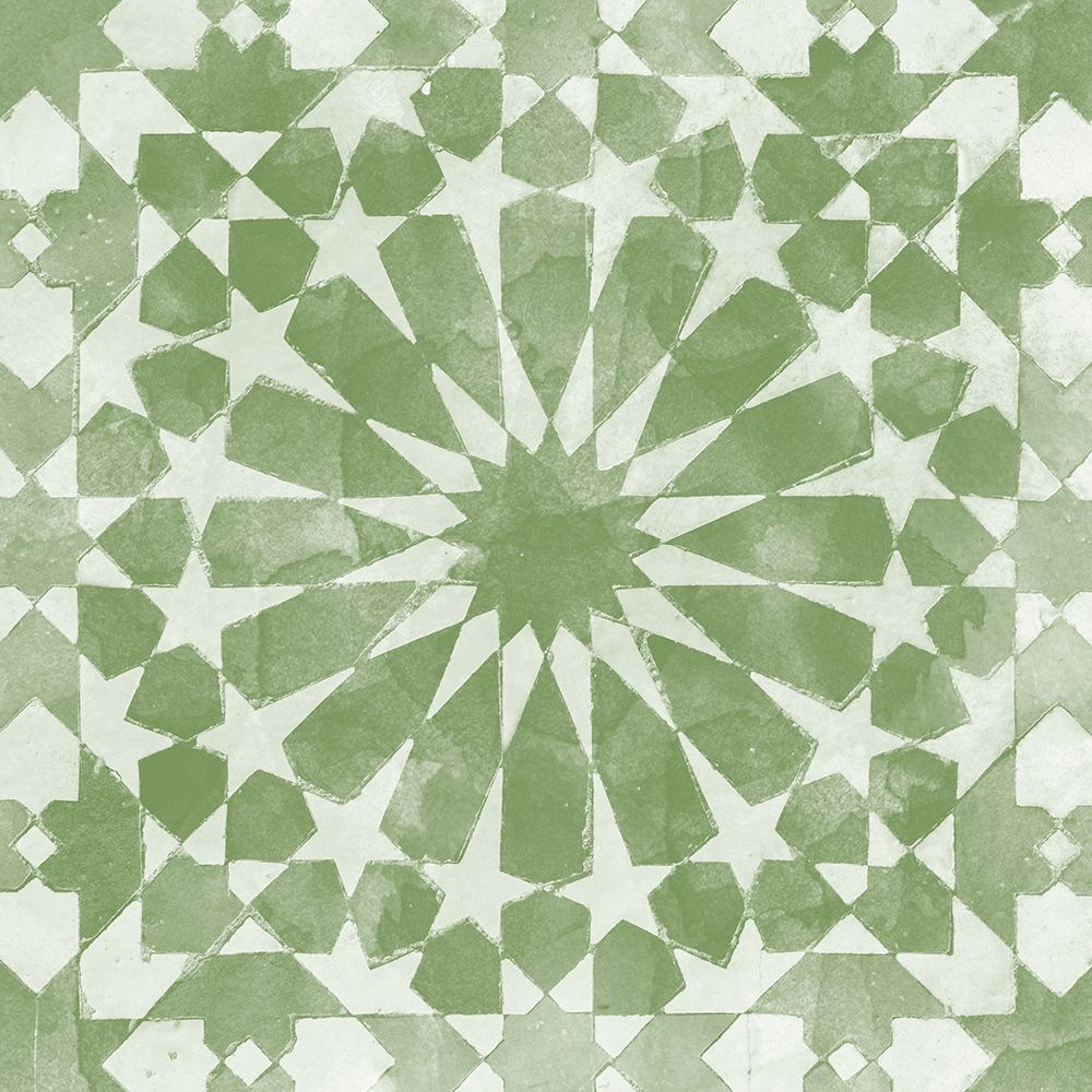 Green Tile Light 10 art print by Alonzo Saunders for $57.95 CAD