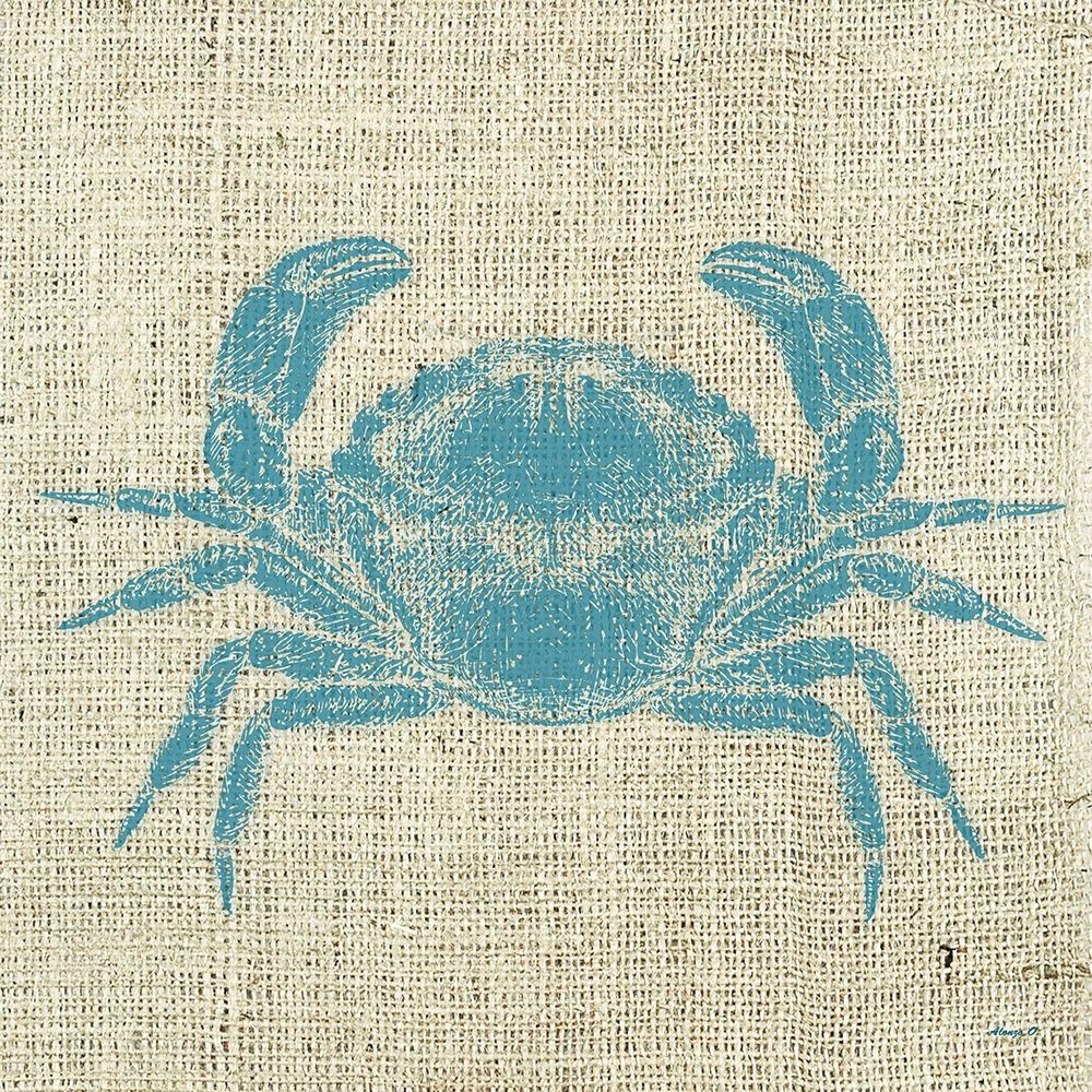 Crab Linen art print by Alonzo Saunders for $57.95 CAD