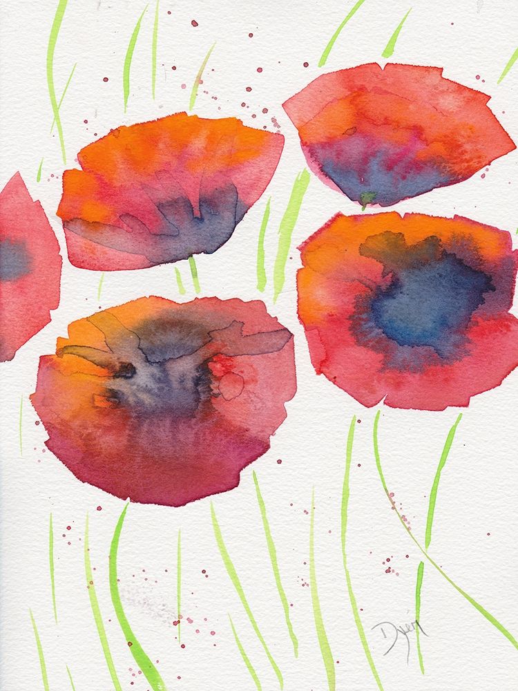 Poppies July 2 art print by Beverly Dyer for $57.95 CAD