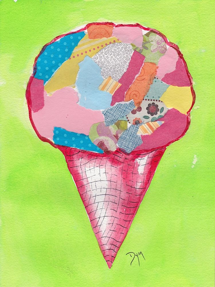 Ice Cream Cone art print by Beverly Dyer for $57.95 CAD