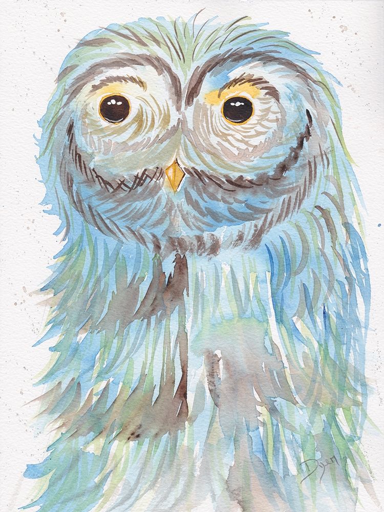 Mrs Owl art print by Beverly Dyer for $57.95 CAD