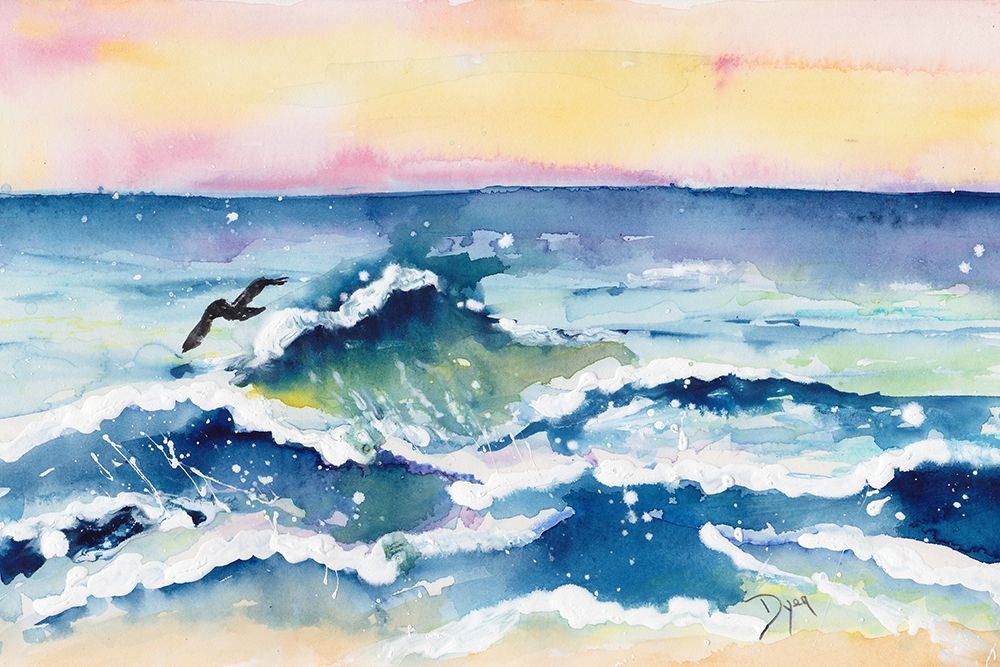 Ocean Waves art print by Beverly Dyer for $57.95 CAD