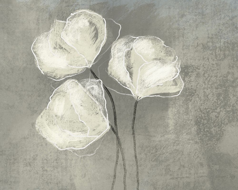 Sketched White Blooms 2 art print by Boho Hue Studio for $57.95 CAD
