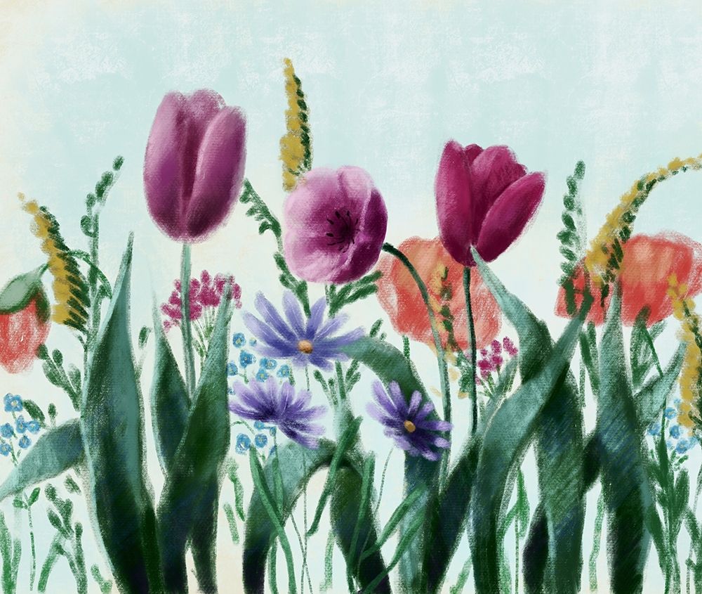 Floral field 1 art print by Boho Hue Studio for $57.95 CAD