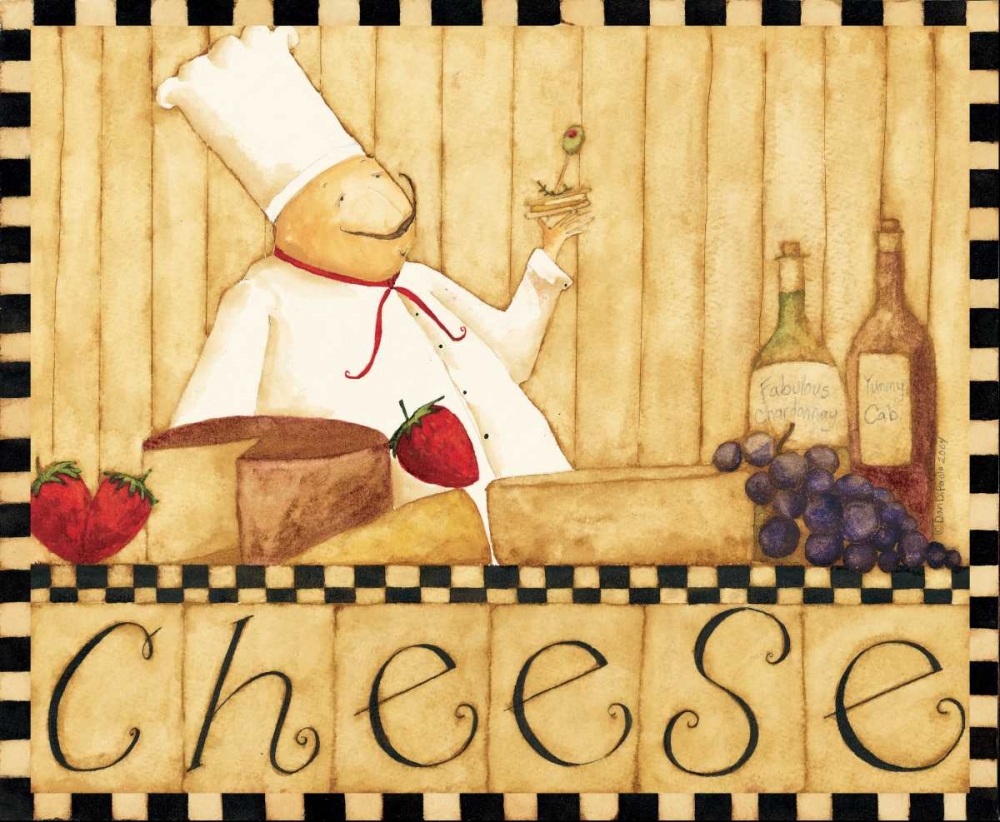 Wine And Cheese art print by Dan DiPaolo for $57.95 CAD