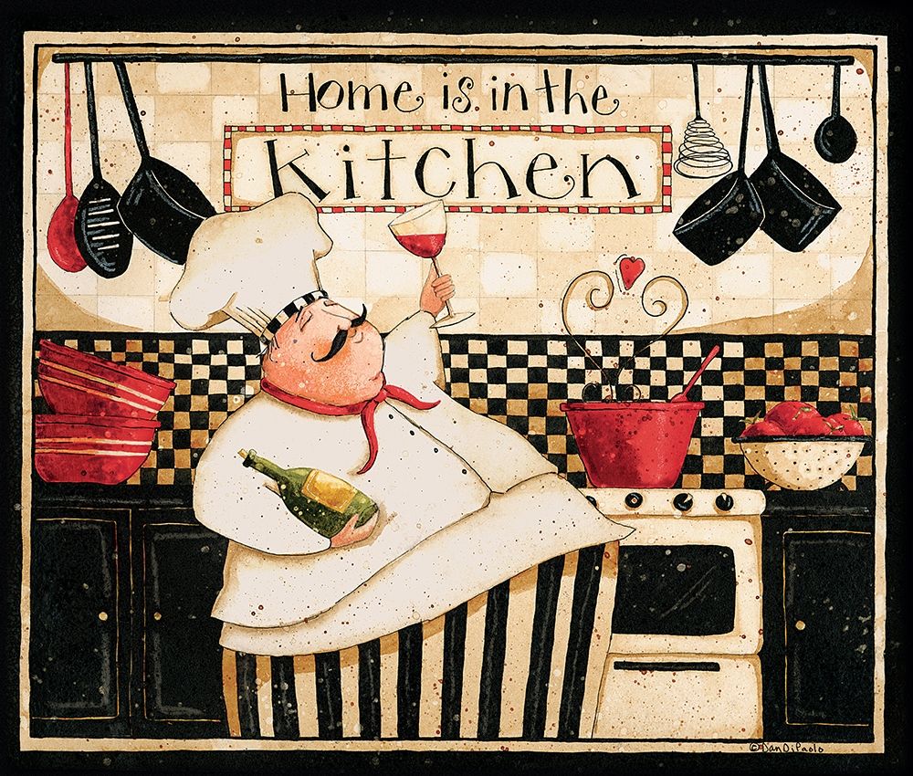 Home Is In The Kitchen art print by Dan DiPaolo for $57.95 CAD