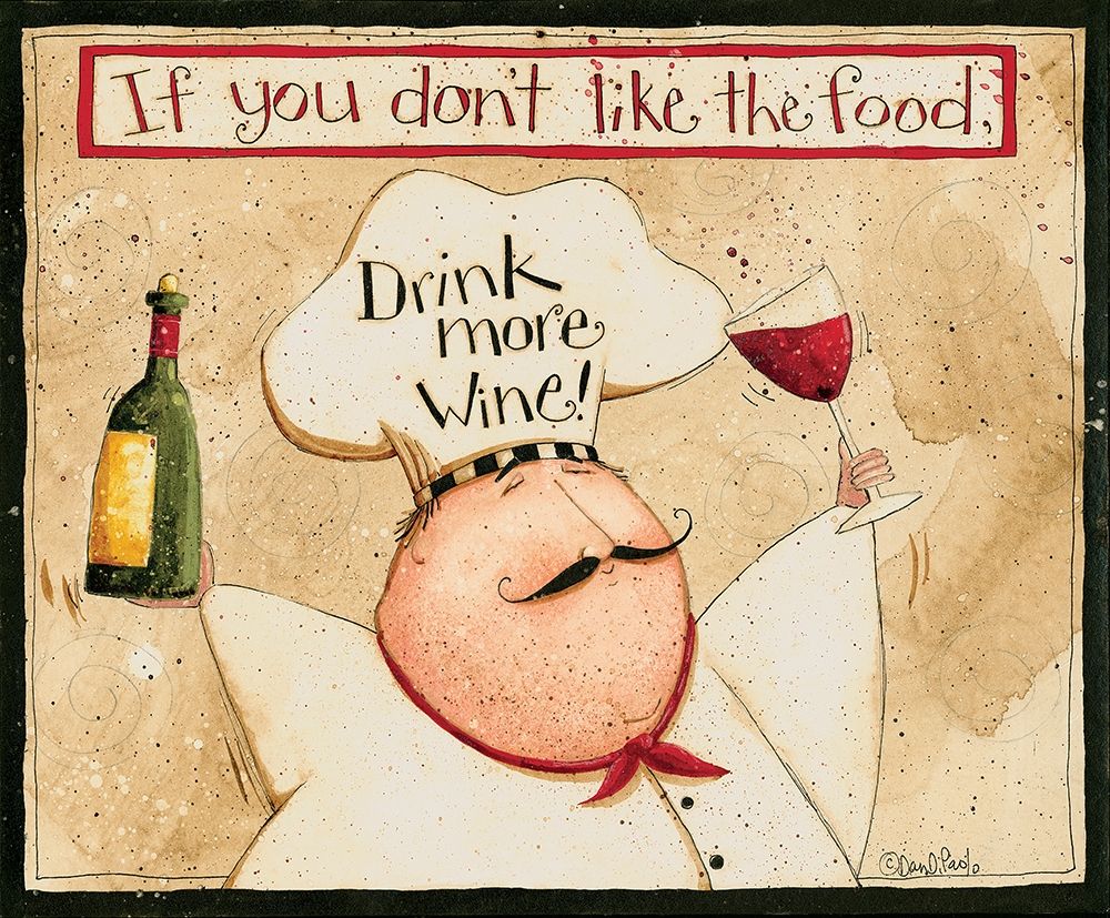 Drink More Wine art print by Dan DiPaolo for $57.95 CAD