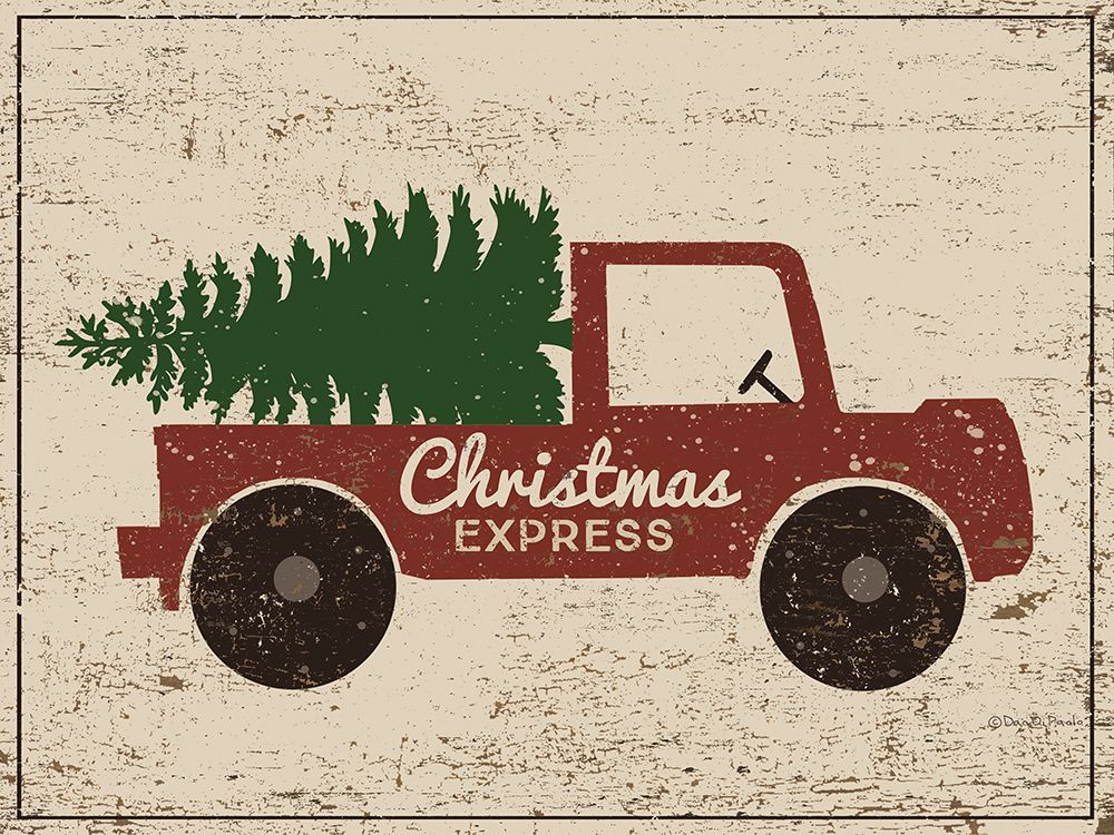 Christmas Express 2 art print by Dan DiPaolo for $57.95 CAD