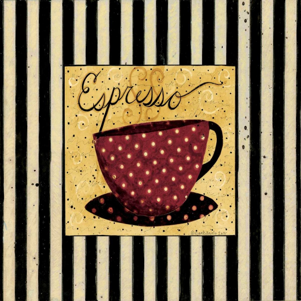Espresso Stripe art print by Dan DiPaolo for $57.95 CAD