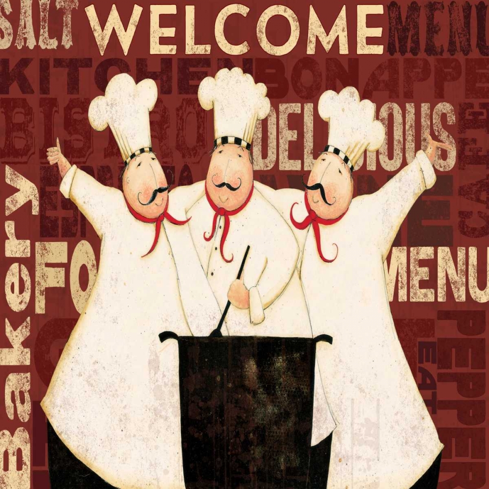 Welcome Chef art print by Dan DiPaolo for $57.95 CAD