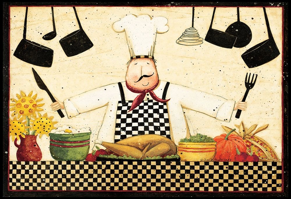 Lets Cook Lets Eat art print by Dan DiPaolo for $57.95 CAD