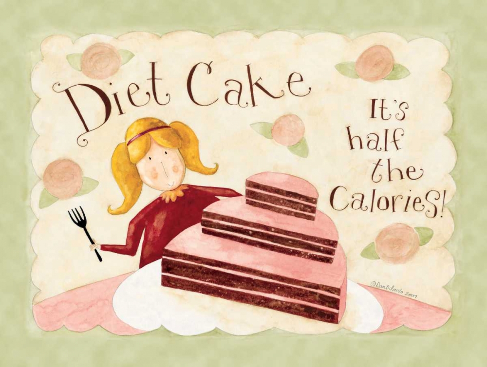 Diet Cake art print by Dan DiPaolo for $57.95 CAD