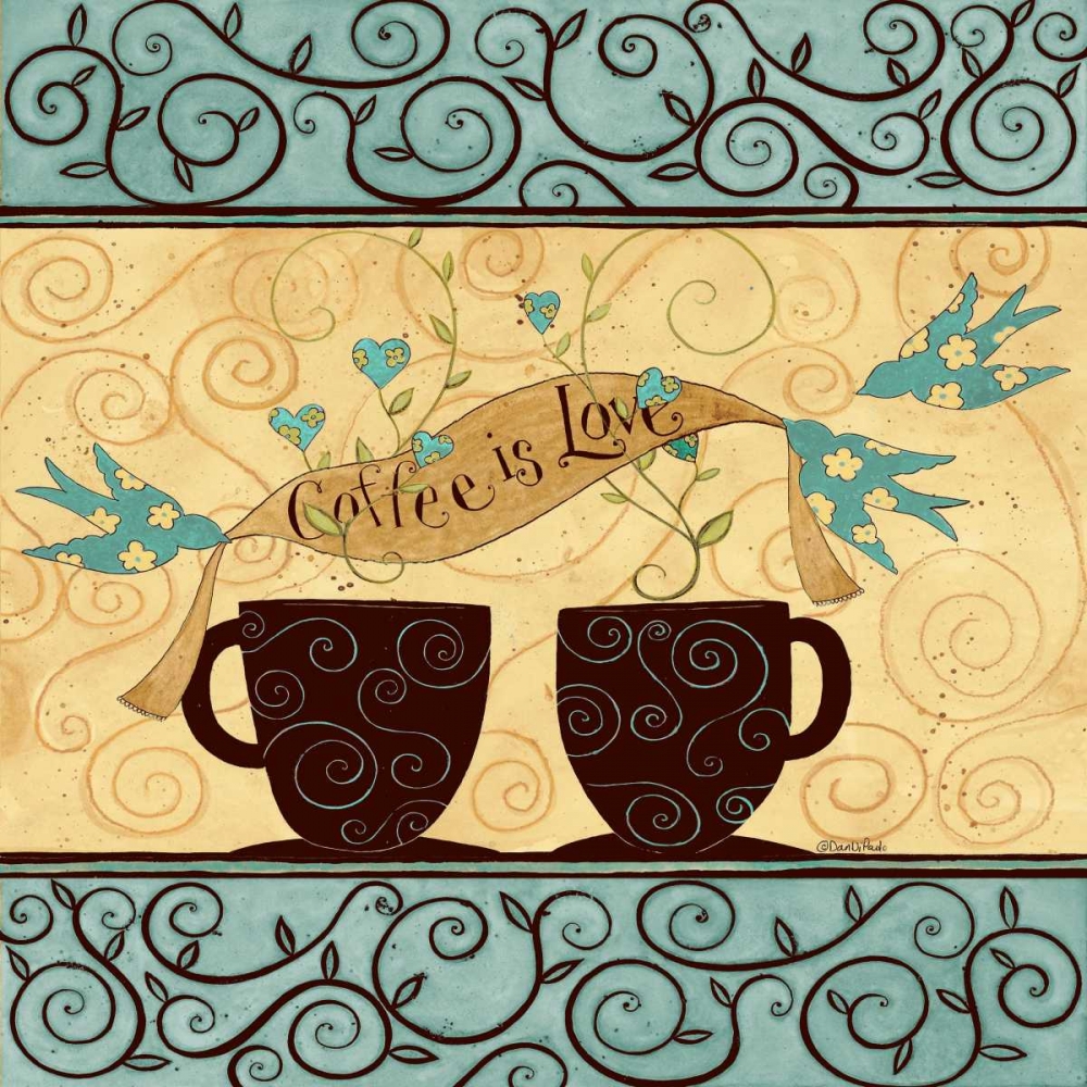 Coffee Love art print by Dan DiPaolo for $57.95 CAD