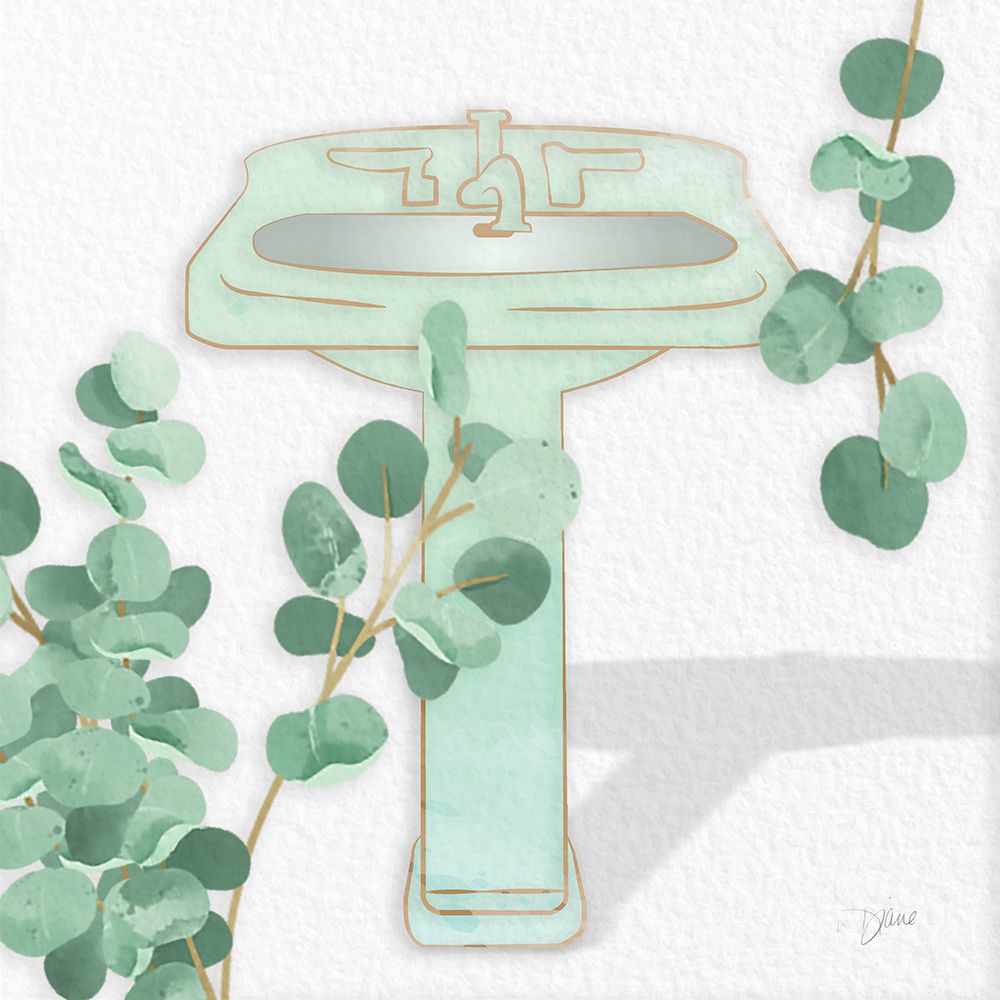 Mint Sink 1 art print by Diane Stimson for $57.95 CAD