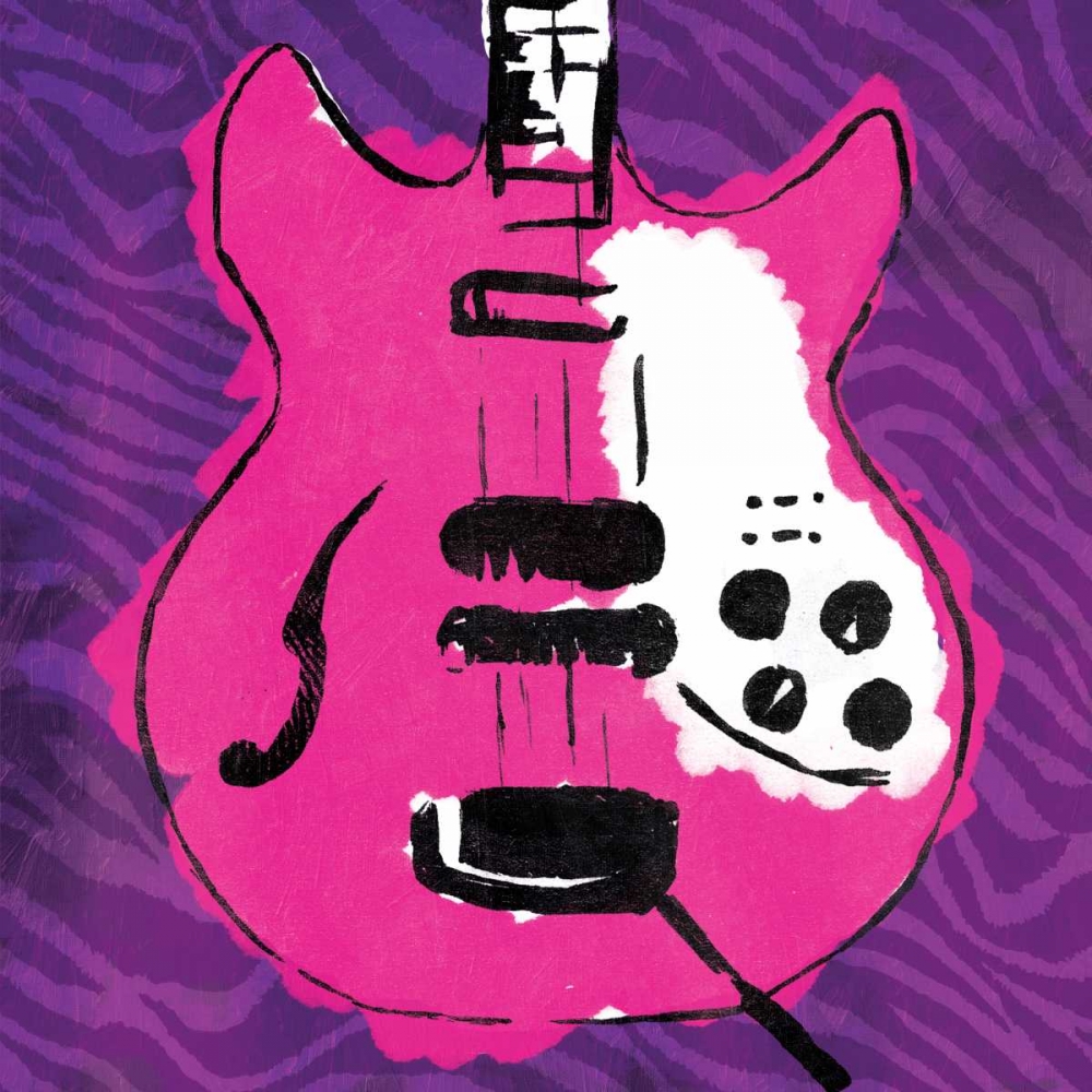 Girly Guitar Zoom Mate art print by Enrique Rodriquez Jr for $57.95 CAD