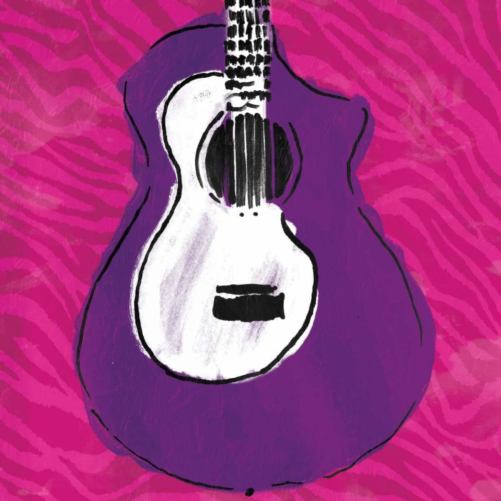Girls Rule Guitar Zoom art print by Enrique Rodriquez Jr for $57.95 CAD
