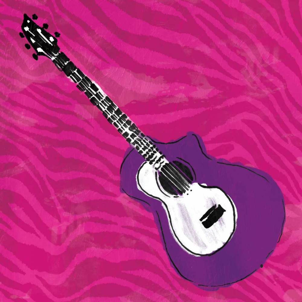 Girls Rock Guitar art print by Enrique Rodriquez Jr for $57.95 CAD