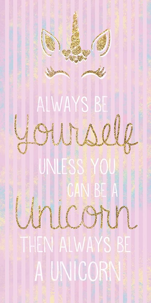 Unicorn Be Yourself art print by Lauren Gibbons for $57.95 CAD