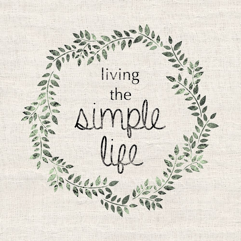 Simple Life Living art print by Lauren Gibbons for $57.95 CAD