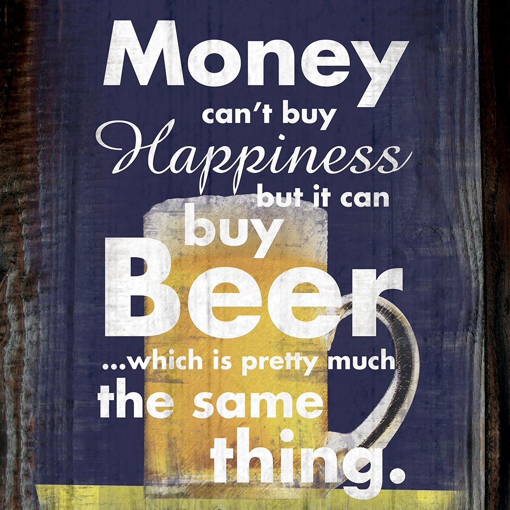 Money Beer art print by Lauren Gibbons for $57.95 CAD