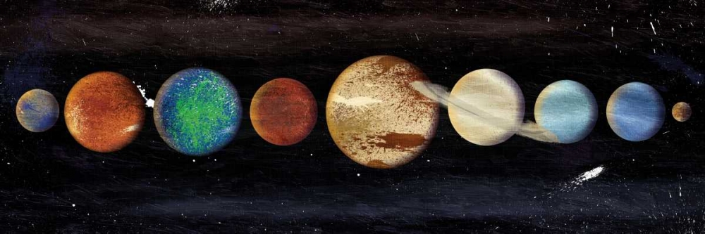 Planets In The Galaxy art print by Jace Grey for $57.95 CAD