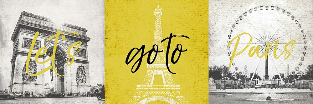 Lets Go To Paris art print by Jace Grey for $57.95 CAD