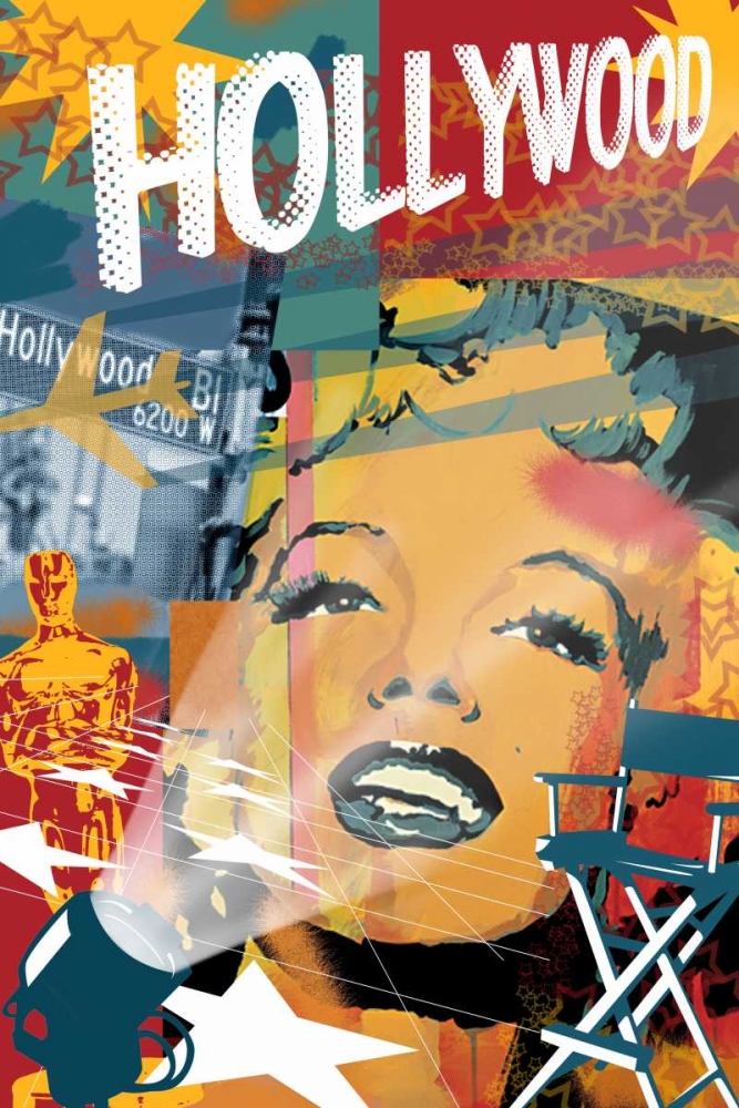 Marilyn Hollywood art print by Jace Grey for $57.95 CAD