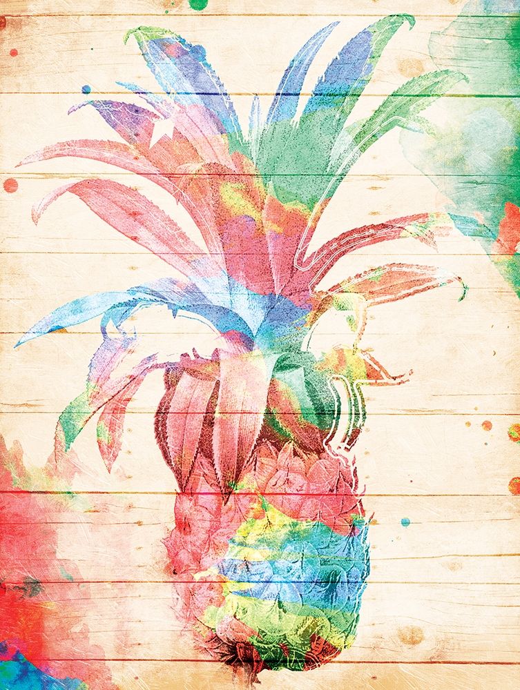 Colorful Pineapple art print by Jace Grey for $57.95 CAD