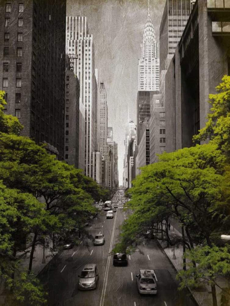 Street Greens art print by Jace Grey for $57.95 CAD