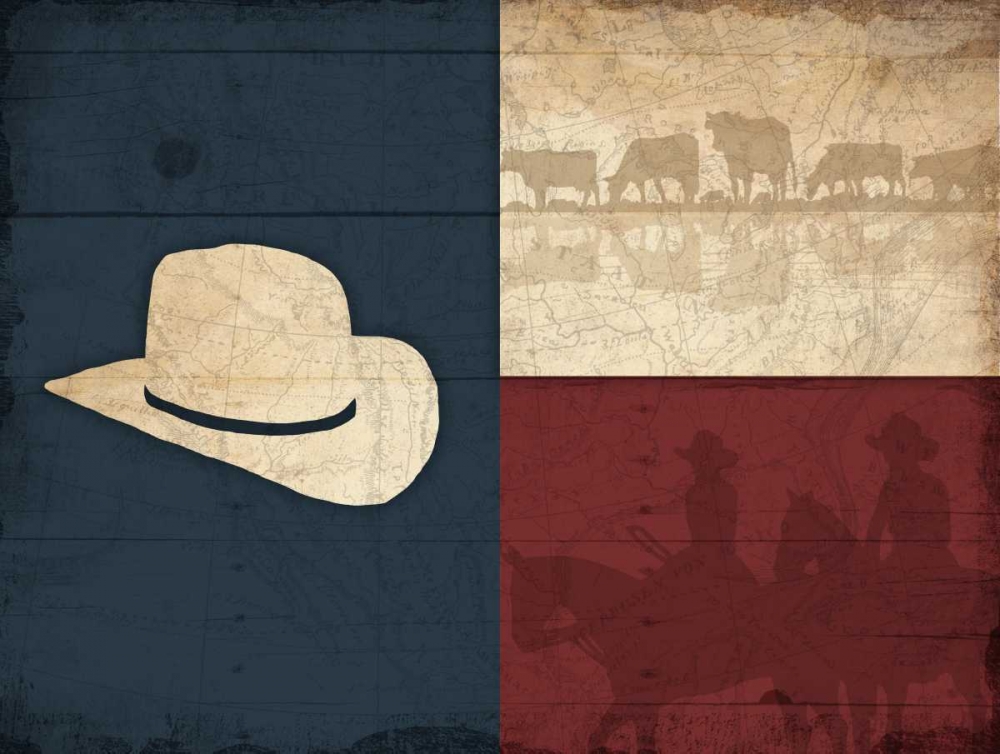 Texas Hat art print by Jace Grey for $57.95 CAD