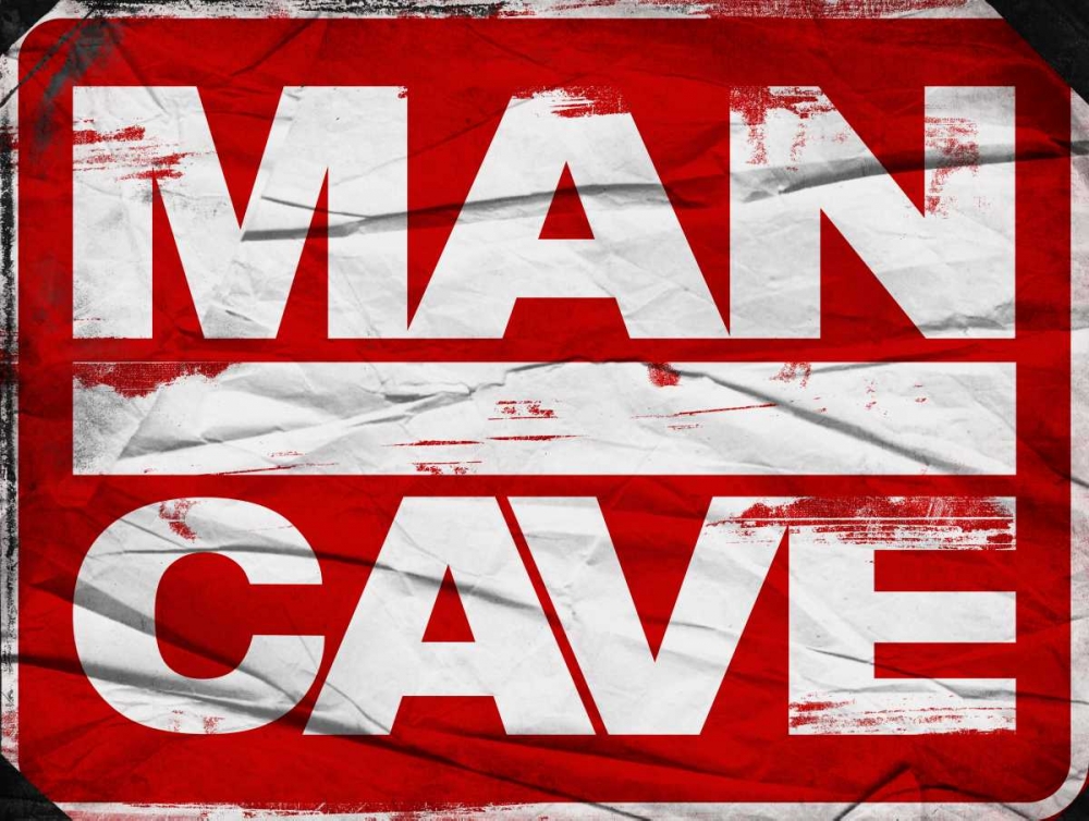 Man Cave Sign art print by Jace Grey for $57.95 CAD