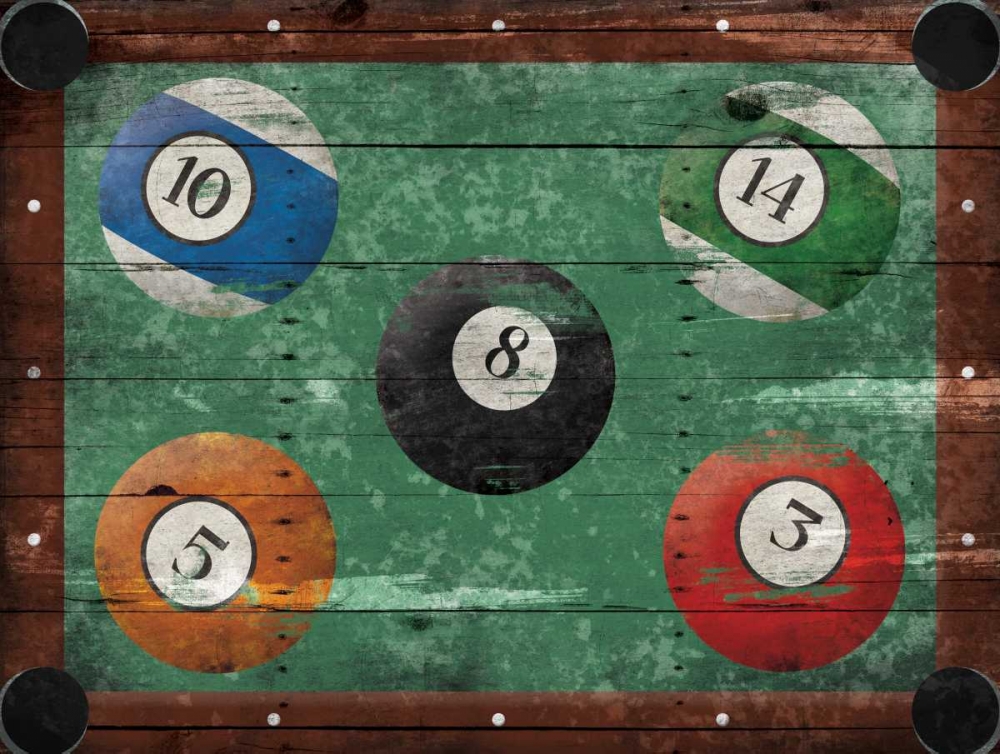 Pool Table art print by Jace Grey for $57.95 CAD