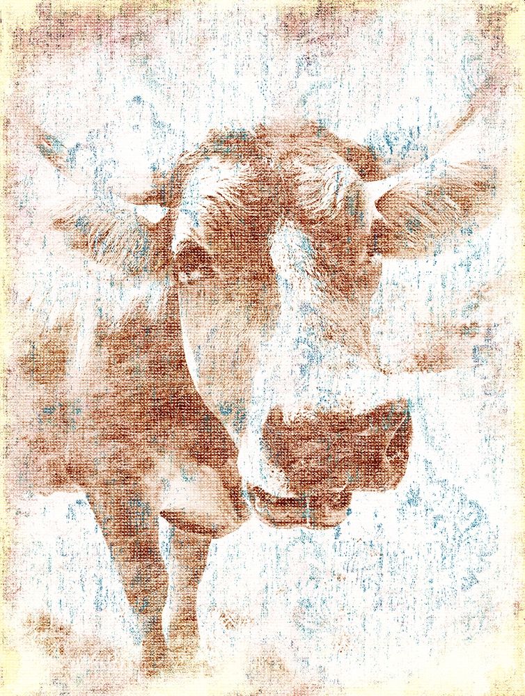 Copper Cow art print by Jace Grey for $57.95 CAD