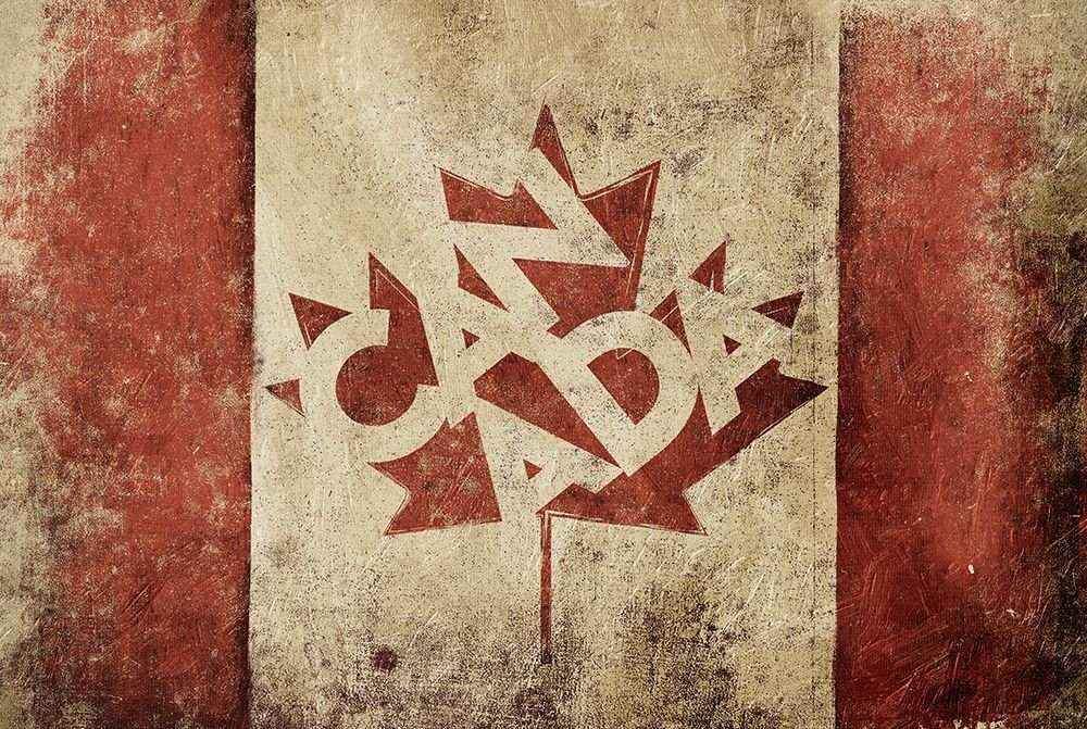 Canada Leaf Flag art print by Jace Grey for $57.95 CAD