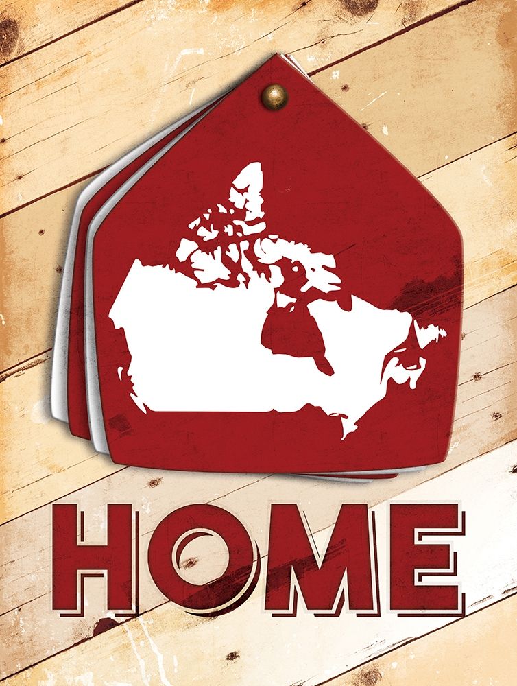 Canada Home Color Swatch art print by Jace Grey for $57.95 CAD