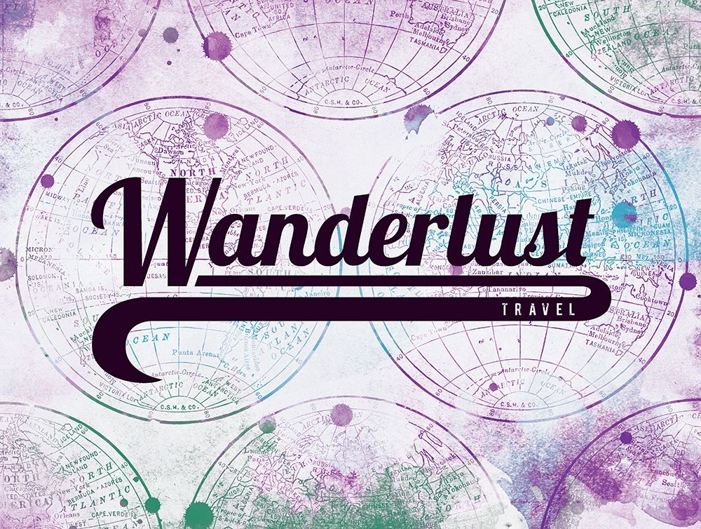 Wanderlust Travel art print by Jace Grey for $57.95 CAD