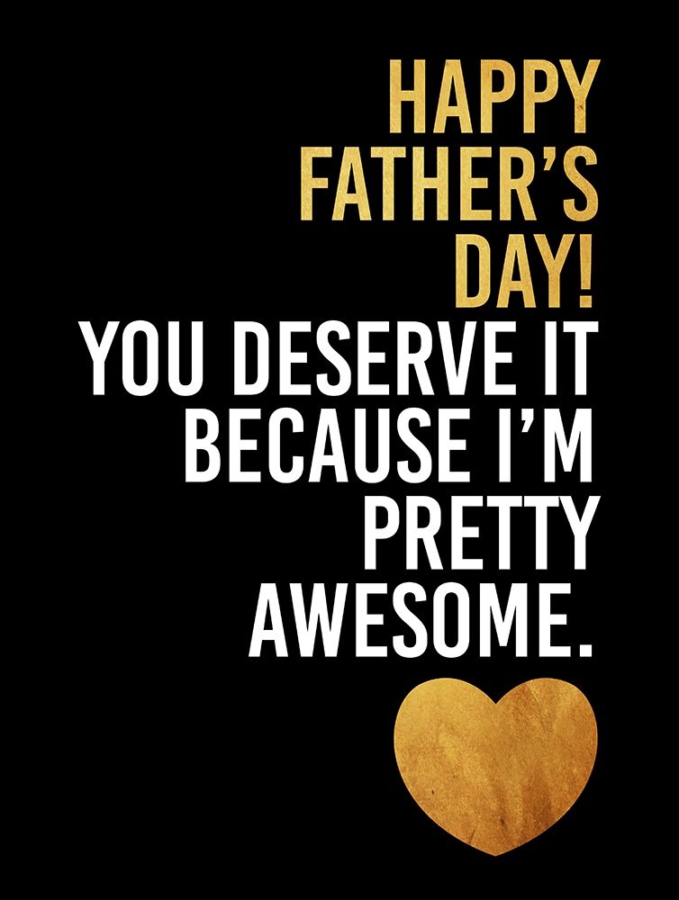 Fathers Awesome Gold art print by Jace Grey for $57.95 CAD