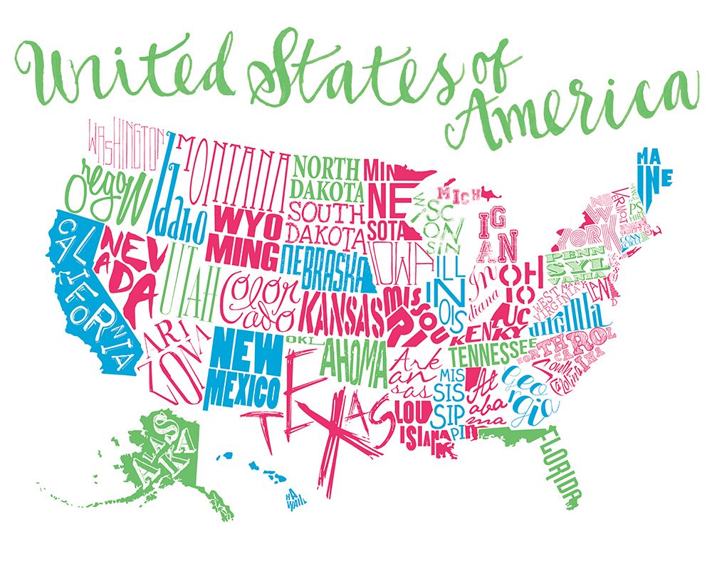 Bright Fun United States art print by Jace Grey for $57.95 CAD