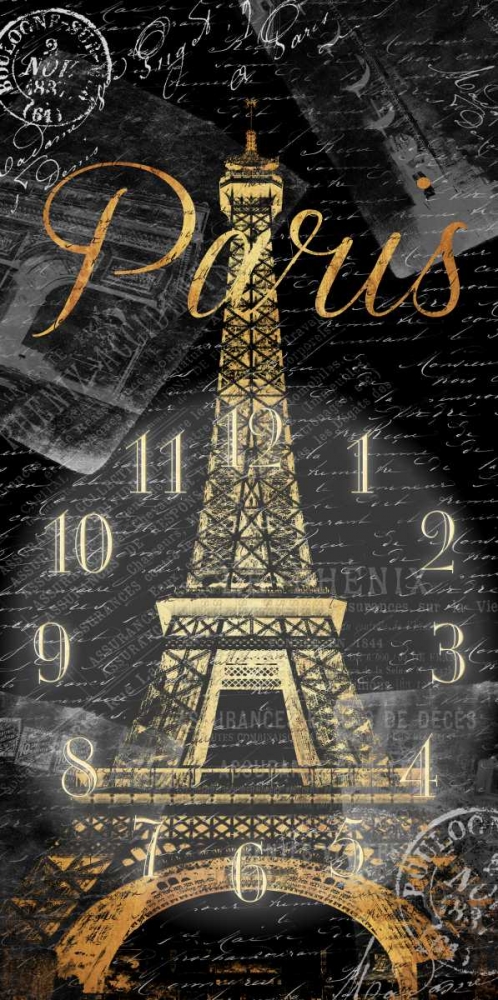Paris Eiffel Time art print by Jace Grey for $57.95 CAD