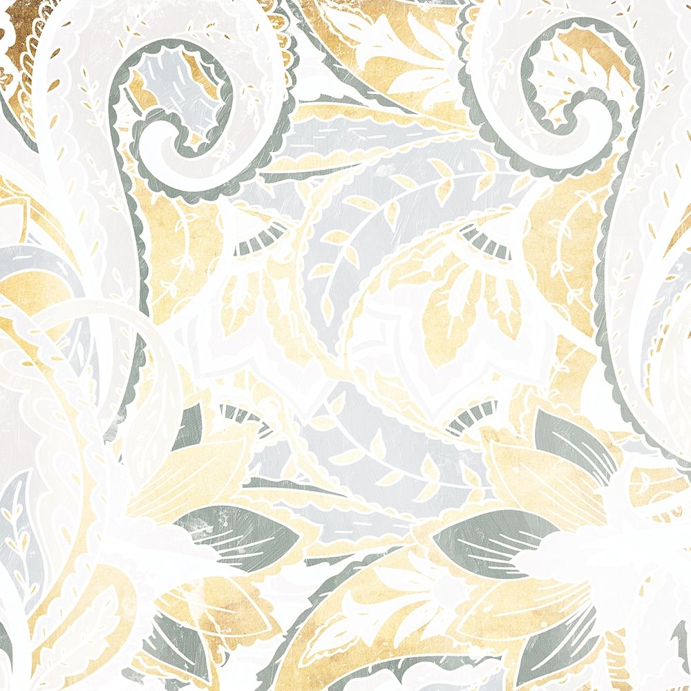 Gold Silver Flourish art print by Jace Grey for $57.95 CAD