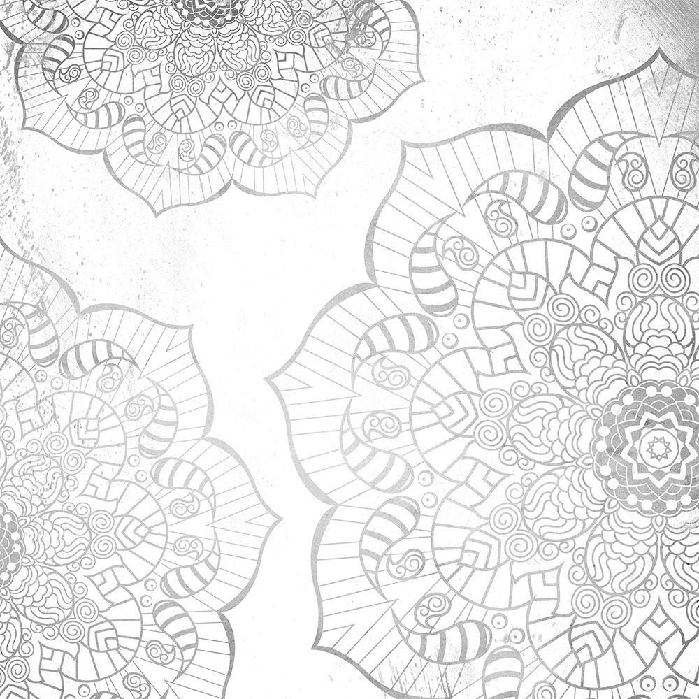 Silver Mandala art print by Jace Grey for $57.95 CAD