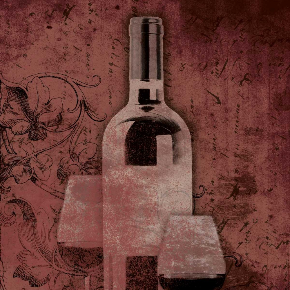 Wine and glass art print by Jace Grey for $57.95 CAD
